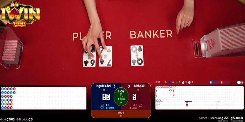 Luật và cách chơi chuẩn xác của Baccarat Iwin
