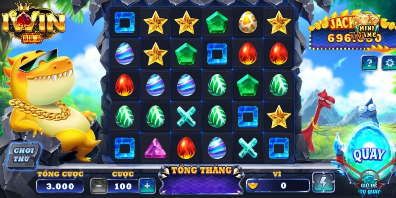 Dragon eggs Iwin được thiết kế với công nghệ đồ họa 3D sắc nét
