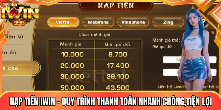 Nạp Tiền Iwin