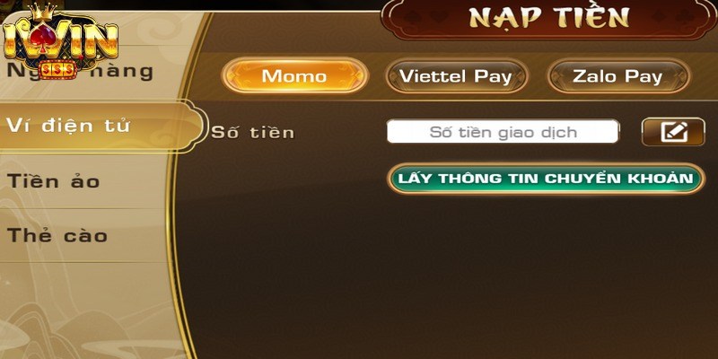 Đa dạng các kênh thanh toán, nạp tiền Iwin linh hoạt cho người dùng