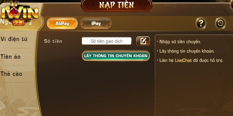 Phương thức nạp tiền Iwin mang lại nhiều ưu điểm vượt trội 